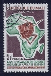 Stamps : Africa : Mali :  Emigracion de la langosta