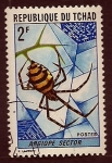 Stamps : Africa : Chad :  Argiope Sector