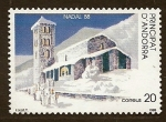 Stamps Andorra -  Navidad  88