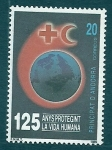 Stamps Andorra -  125 Años protegiendo la vida 