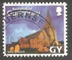 Stamps United Kingdom -  Guernsey - Iglesia Parroquial de S. Michel du Valle