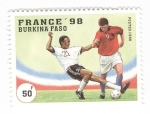 Stamps Burkina Faso -  Francia 98