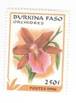 Stamps Burkina Faso -  Orquideas