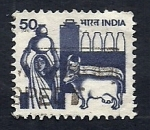 Stamps : Asia : India :  Produccion Lactea