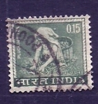 Stamps India -  Colecta del THE