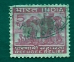 Stamps : Asia : India :  Dia del Refugiado