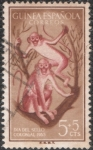 Stamps Spain -  Día del sello 1955