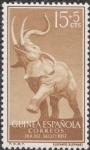Stamps Spain -  Día del sello 1957