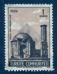 Stamps Turkey -  Minarete de Coña