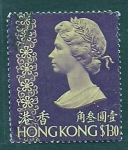 Stamps Hong Kong -   ISABEL  II
