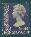 Sellos de Asia - Hong Kong -   ISABEL  II