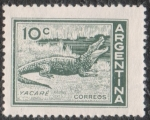 Sellos de America - Argentina -  Yacaré