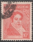 Sellos de America - Argentina -  Bernardino Rivadavia
