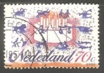 Stamps Netherlands -  Tarta de cumpleaños