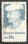 Stamps United States -  Frances Perkins