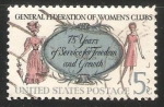 Stamps United States -  General federation of women clubs  