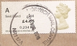 Sellos de Europa - Reino Unido -  Isabel II - franqueo pequeños paquetes