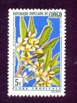 Stamps : Africa : Republic_of_the_Congo :  flor tropical
