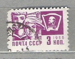Stamps Russia -  1966 Definitive Issue Nº3
