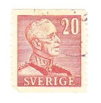 Stamps Sweden -  Gustavo V de Suecia