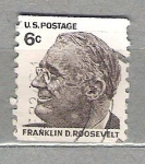 Sellos de America - Estados Unidos -  1966 Franklin Delano Roosevelt, 1882-1945