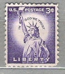 Sellos de America - Estados Unidos -  1954 -1973 Libertad.