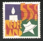 Stamps Netherlands -  Navidad Velas y estrellas
