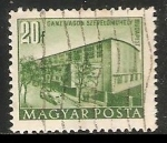 Stamps Hungary -  Edificio del plan quinquenal de Budapest