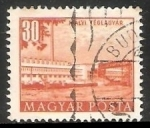 Stamps Hungary -  Edificio del plan quinquenal de Budapest