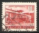 Stamps Hungary -  Edificio del plan quinquenal de Budapest