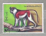 Sellos de Asia - Emiratos �rabes Unidos -  1973 Serie Monos(Ajman)