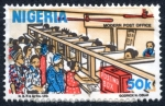 Stamps Nigeria -  NIGERIA_SCOTT 498.01 MODERNA OFICINA POSTAL. $0.30