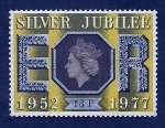 Stamps United Kingdom -  25 Anivr.ISABEL  II