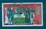 Stamps : Europe : United_Kingdom :  Declaracion de Achrohat