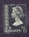 Stamps Hong Kong -  Isabel  II