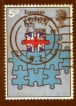 Stamps United Kingdom -  Comunidad europea