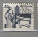 Sellos de Asia - India -  1982 Agriculture Serie de 2 completa