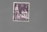 Stamps : Oceania : Australia :  NAVIDAD 1958