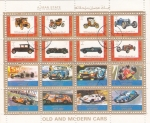 Stamps United Arab Emirates -  COCHES ANTIGUOS Y MODERNOS