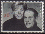 Stamps : Europe : United_Kingdom :  GRAN BRETAÑA 1999 1813 Sello Personajes Reyes Edward y Sophie Usado Great Britain