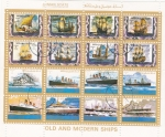 Stamps United Arab Emirates -  BARCOS DE TODOS LOS TIEMPOS