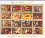 Stamps : Asia : United_Arab_Emirates :  LA VIDA DE CRISTO