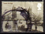 Sellos del Mundo : Europa : Reino_Unido : Gran Bretaña 2002 Scott2043 Sello Arquitectura Tower Bridge usado Great Britain 