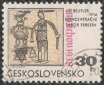 Stamps Czechoslovakia -  koncentracni tabor terezin