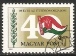 Sellos de Europa - Hungr�a -  40 aniversario de la Organizacion de jovenes pioneros
