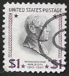 Stamps United States -  397 - Woodrow Wilson 