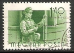 Stamps Hungary -  Conductor de transporte publico