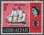 Stamps Gibraltar -  HMS Victory