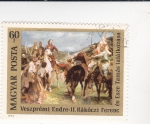 Stamps Hungary -  PINTURA-CABALLOS