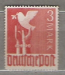 Sellos de Europa - Alemania -  1947 Dove of Peace Zona de Ocupación Aliada Conjunta**